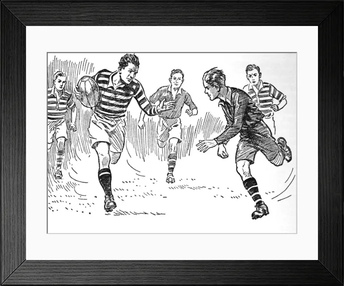 Framed Print : Rugby Football, 1937 Framed Print : Rugby Football, 1937