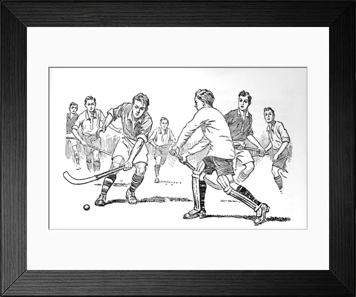 Framed Print : How to Play Hockey, 1937 Framed Print : How to Play Hockey, 1937
