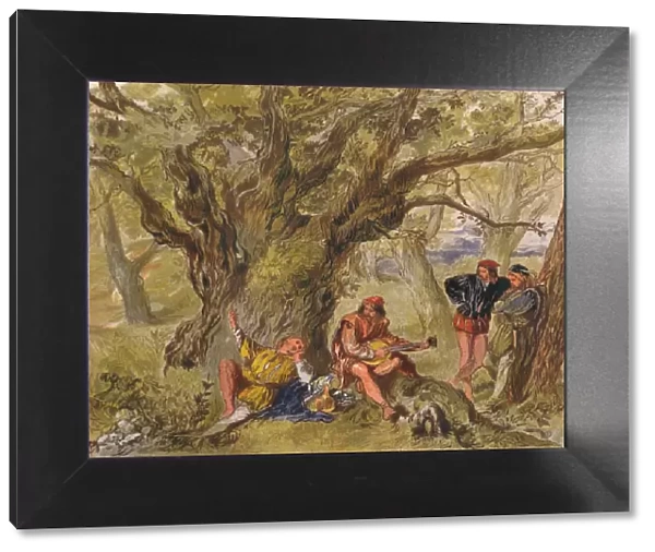 As You Like It: Act II, Scene V. Under the Greenwood Tree, sung by Amiens, c1875. Artist: Sir John Gilbert