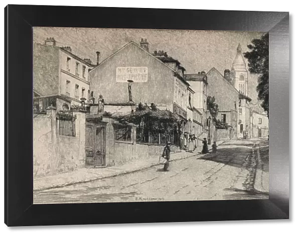 Rue de l Abreuvoir, Montmartre, 1915. Artist: Emile Rousseau