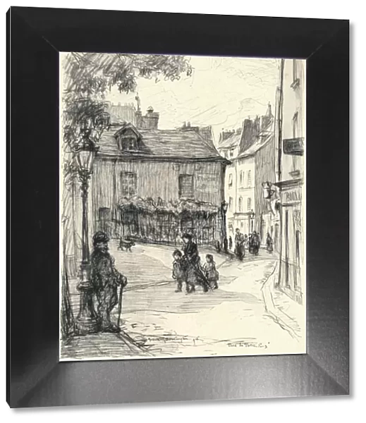 Place du Tertre, Montmartre, 1915. Artist: Frank Milton Armington