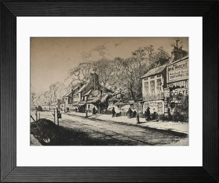 Framed Print : JJ Rousseaus House, Montmartre, 1915. Artist: RP Grouiller Framed Print : JJ Rousseaus House, Montmartre, 1915. Artist: RP Grouiller