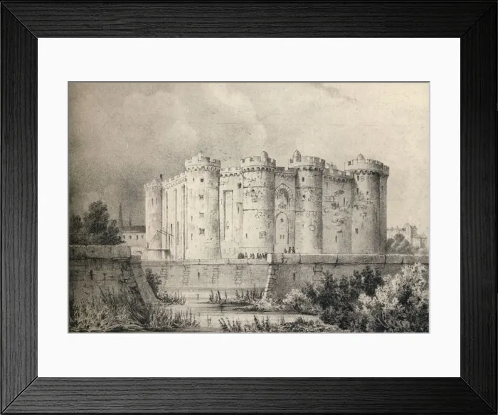 Framed Print : The Bastille in 1700, 1915 Framed Print : The Bastille in 1700, 1915