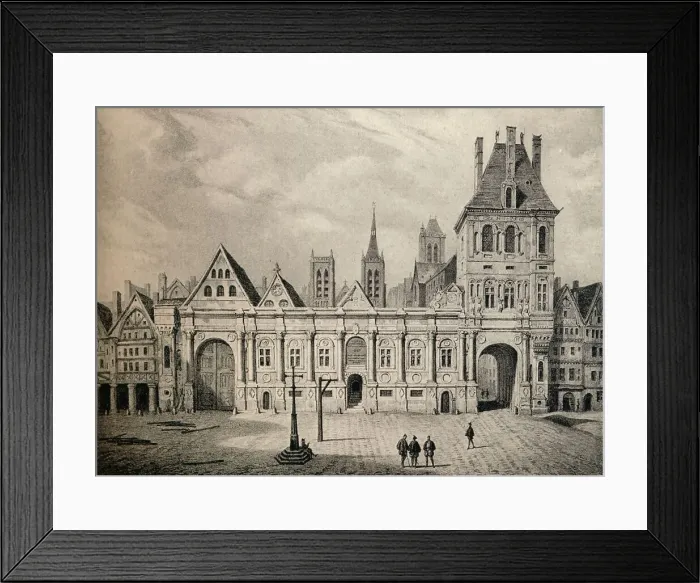 Framed Print : The Hotel de Ville in 1583, 1915 Framed Print : The Hotel de Ville in 1583, 1915