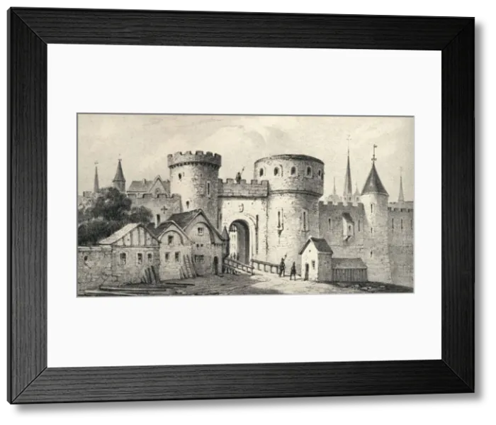 Framed Print : The Porte de Bucy in 1539, 1915 Framed Print : The Porte de Bucy in 1539, 1915