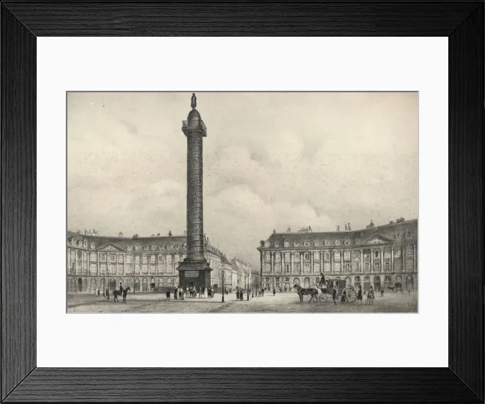 Framed Print : The Place Vendome Column, 1915 Framed Print : The Place Vendome Column, 1915