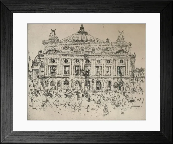 Framed Print : The Opera, 1915. Artist: John Marin Framed Print : The Opera, 1915. Artist: John Marin