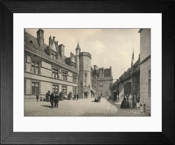 Framed Print : Hotel and Musee de Cluny, 1915. Artist: PH Benoist Framed Print : Hotel and Musee de Cluny, 1915. Artist: PH Benoist