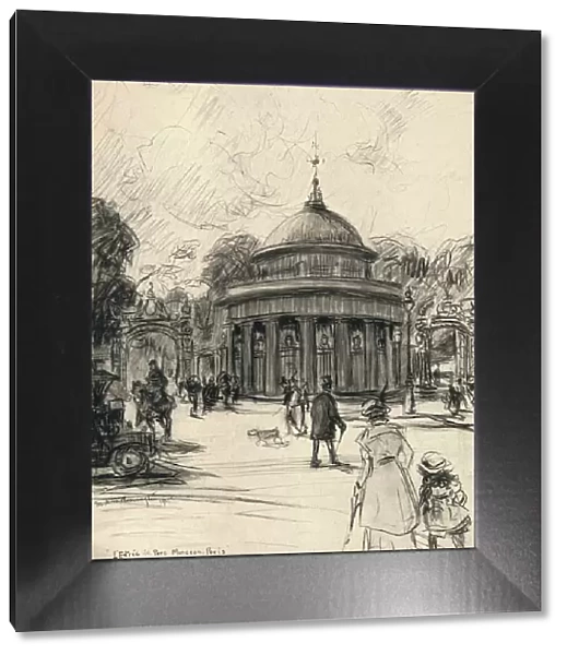 Entrance to the Parc Monceau, 1915. Artist: Frank Milton Armington