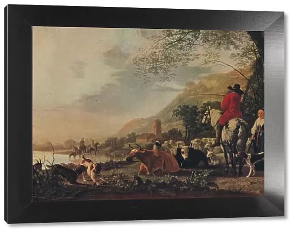 A Hilly Landscape with Figures, c1655. Artist: Aelbert Cuyp