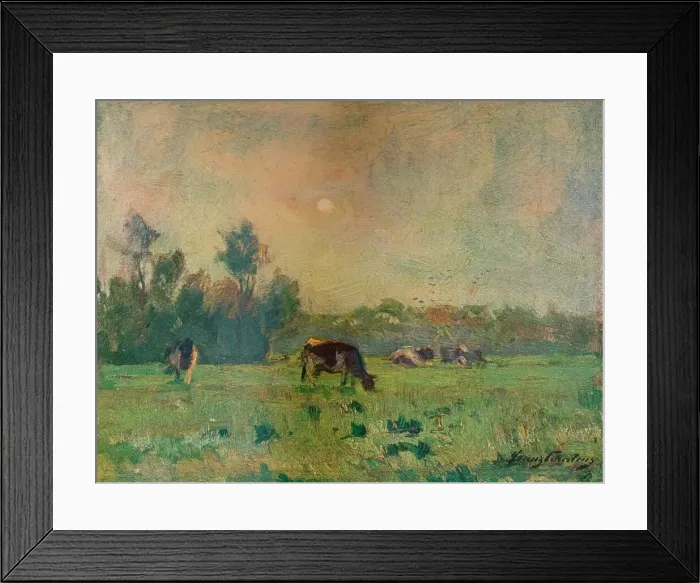 Framed Print : Matin, Novembre, c1908. Artist: Franz Courtens Framed Print : Matin, Novembre, c1908. Artist: Franz Courtens
