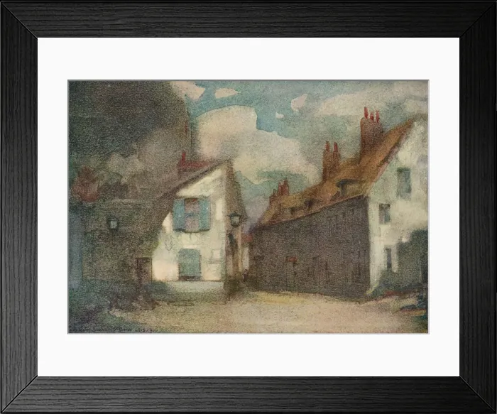 Framed Print : L Enclos De Notre Dame, St. Omer, 19th century. Artist: Henry John Boddington Framed Print : L Enclos De Notre Dame, St. Omer, 19th century. Artist: Henry John Boddington