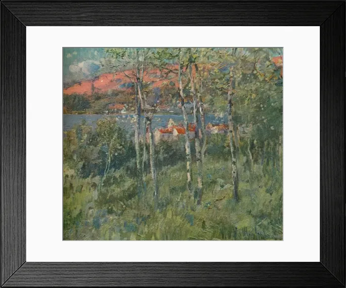 Framed Print : A Village in Galicia (Spain), c1908. Artist: Eliseo Meifren y Roig Framed Print : A Village in Galicia (Spain), c1908. Artist: Eliseo Meifren y Roig