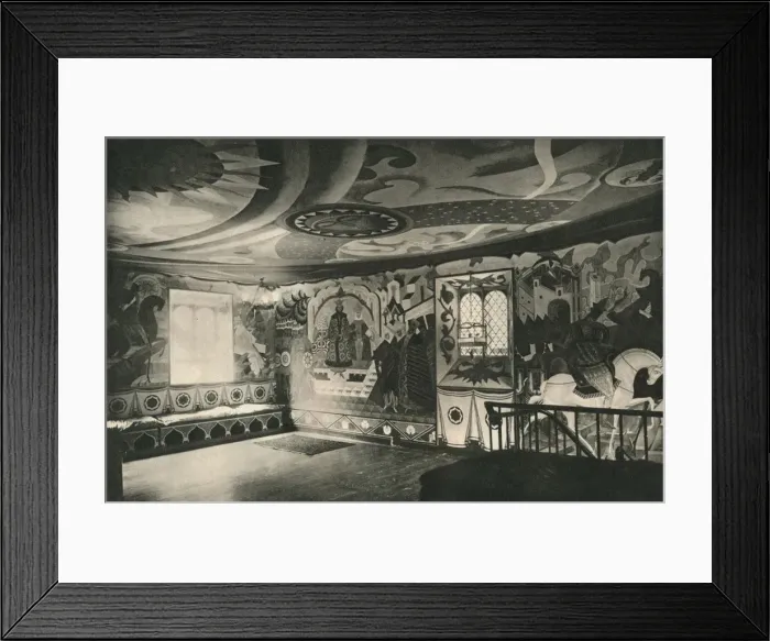 Framed Print : Decorations in a Hall, c1927. Artist: Alexandre Jacovleff Framed Print : Decorations in a Hall, c1927. Artist: Alexandre Jacovleff
