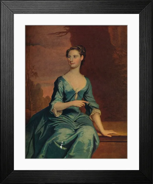 Framed Print : Mrs. Melancthon Strong (Nee Sanders of Sanderstead), 18th century. Artist: Joseph Highmore Framed Print : Mrs. Melancthon Strong (Nee Sanders of Sanderstead), 18th century. Artist: Joseph Highmore