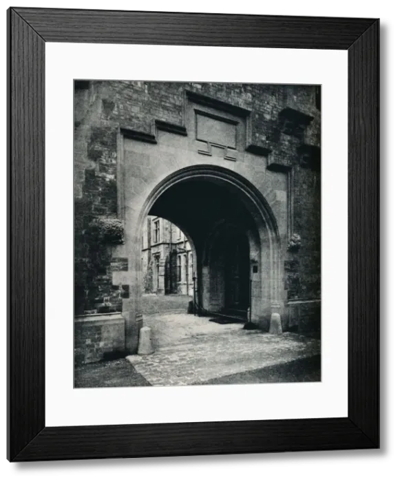 Framed Print : Grizedale Hall, Lancashire: Archway in Tower to Porte-Cochere, c1911 Framed Print : Grizedale Hall, Lancashire: Archway in Tower to Porte-Cochere, c1911