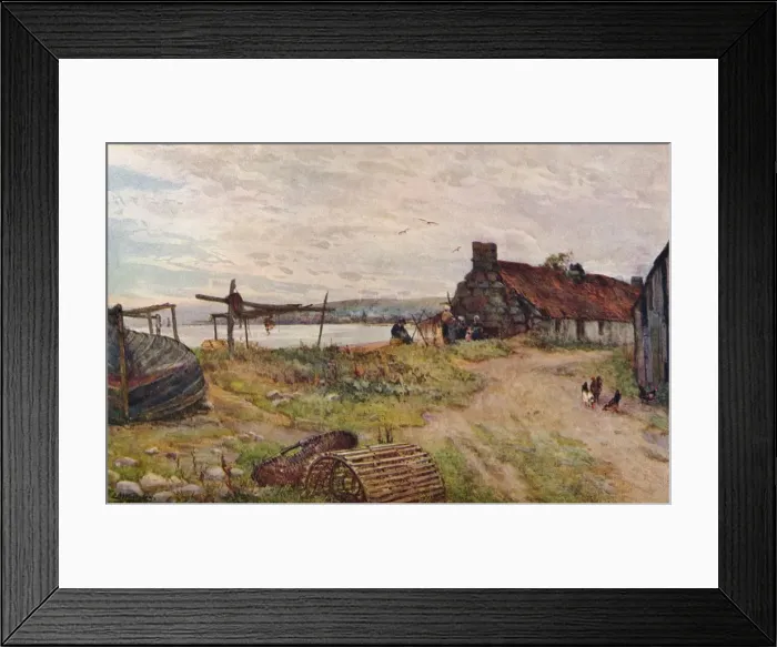 Framed Print : Stonehaven, c1911. Artist: Sir Ernest Albert Waterlow Framed Print : Stonehaven, c1911. Artist: Sir Ernest Albert Waterlow