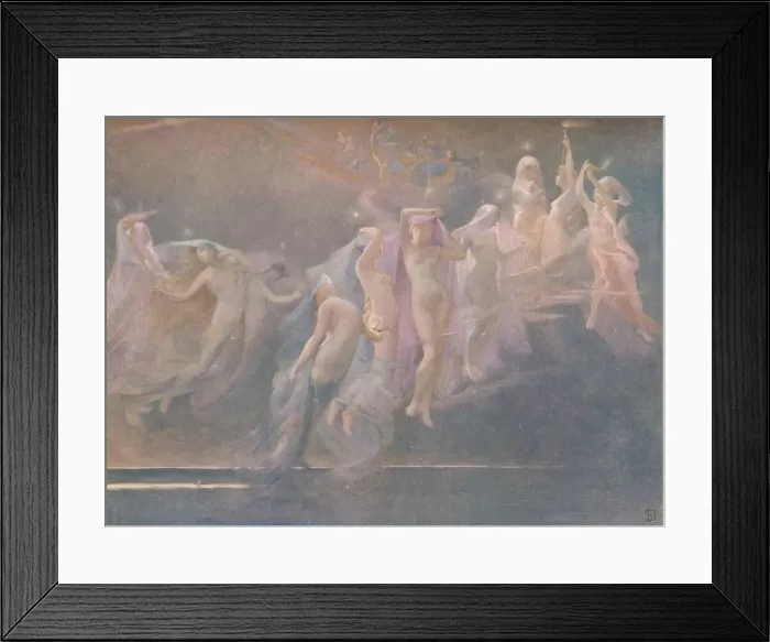 Framed Print : The Morning Stars (Les Etoiles du Matin), 1886. Artist: Sarah Paxton Ball Dodson Framed Print : The Morning Stars (Les Etoiles du Matin), 1886. Artist: Sarah Paxton Ball Dodson