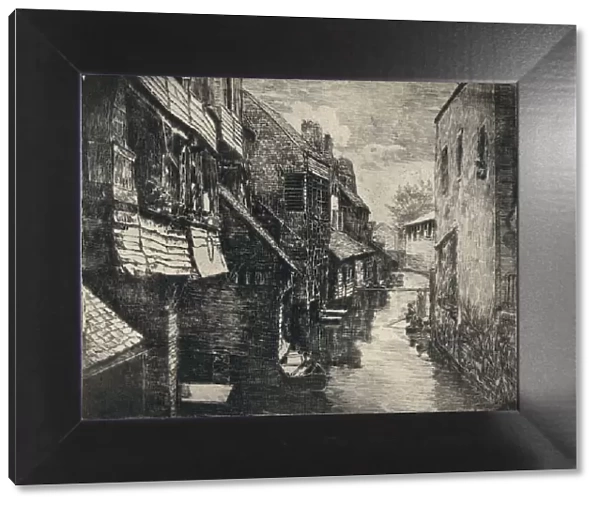 The River Bievre at Gentilly, 1915. Artist: P Roy