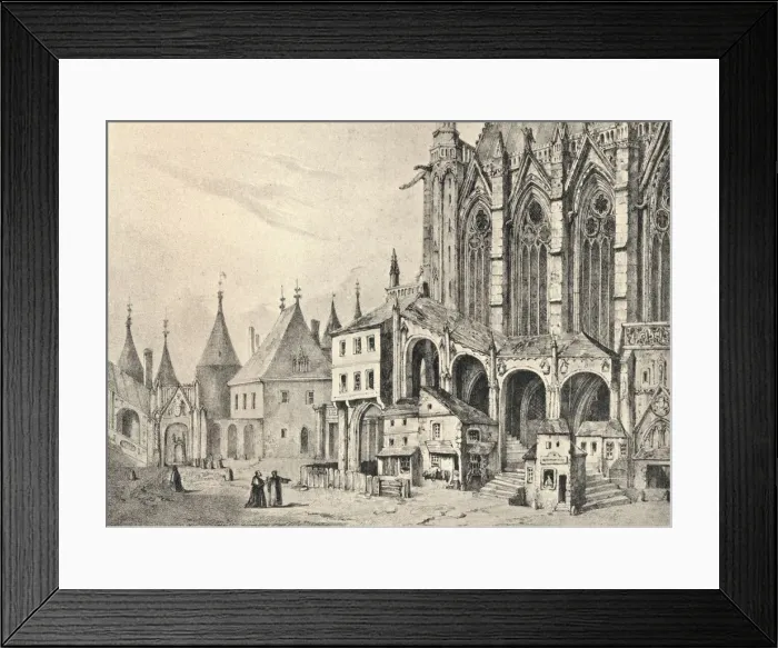 Framed Print : The Staircase of the Sainte-Chapelle, 1700 (1915) Framed Print : The Staircase of the Sainte-Chapelle, 1700 (1915)