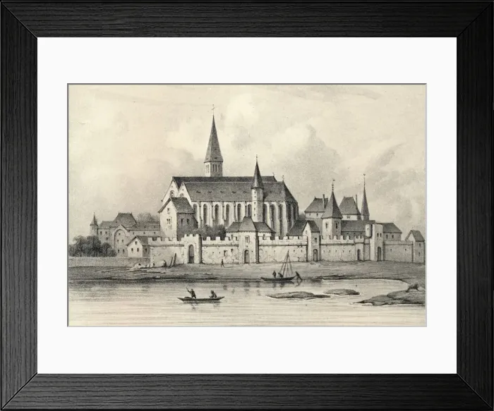Framed Print : Monastery of the Celestines, 1915 Framed Print : Monastery of the Celestines, 1915