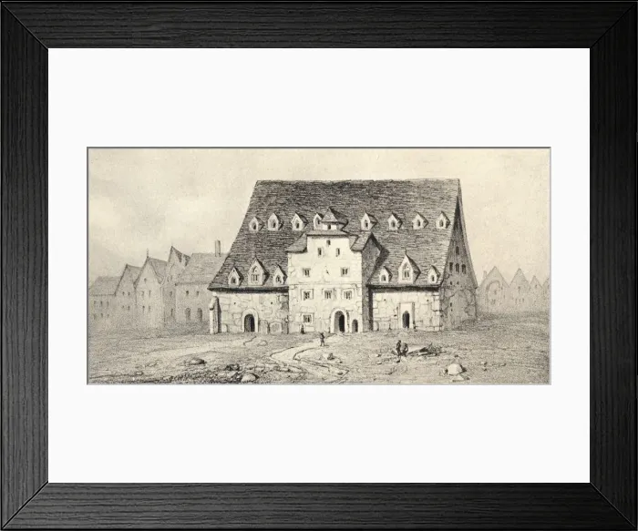 Framed Print : The Market of St Germain-des Pres, 1915 Framed Print : The Market of St Germain-des Pres, 1915
