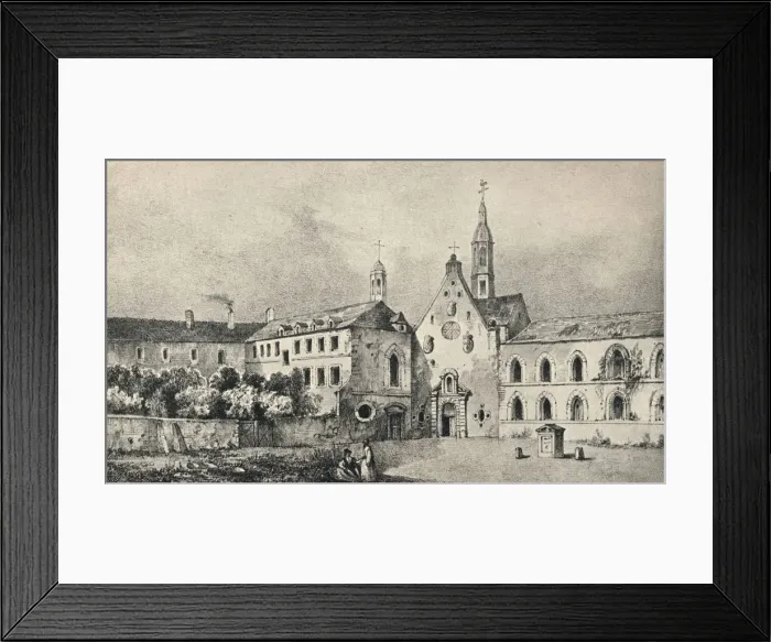 Framed Print : The Church and the Convent of the Petits Augustins, 1915 Framed Print : The Church and the Convent of the Petits Augustins, 1915