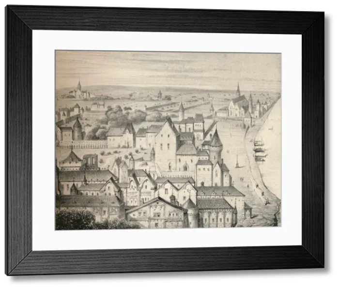 Framed Print : The Hotel St Paul in the 14th century, 1915 Framed Print : The Hotel St Paul in the 14th century, 1915