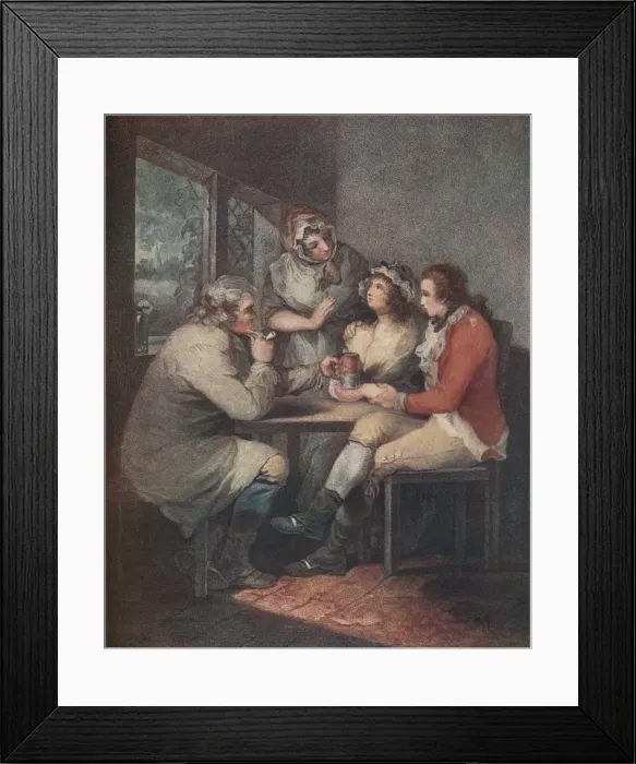 Framed Print : The Soldiers Return, c18th century (1909). Artist: Graham Framed Print : The Soldiers Return, c18th century (1909). Artist: Graham