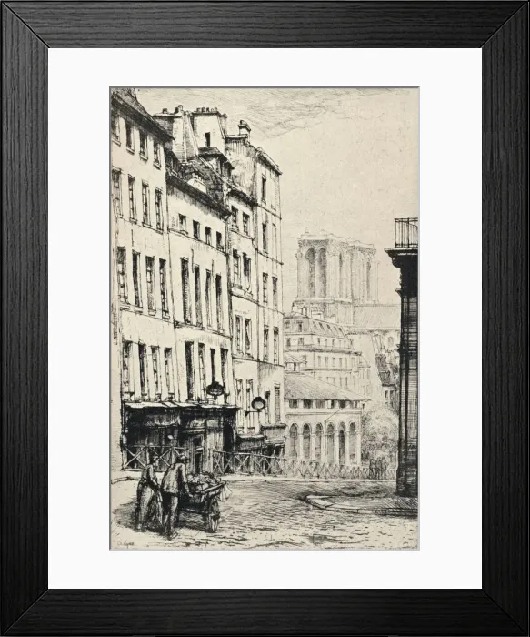 Framed Print : Rue de la Montagne-Ste Genevieve, 1915. Artist: Charles Heyman Framed Print : Rue de la Montagne-Ste Genevieve, 1915. Artist: Charles Heyman