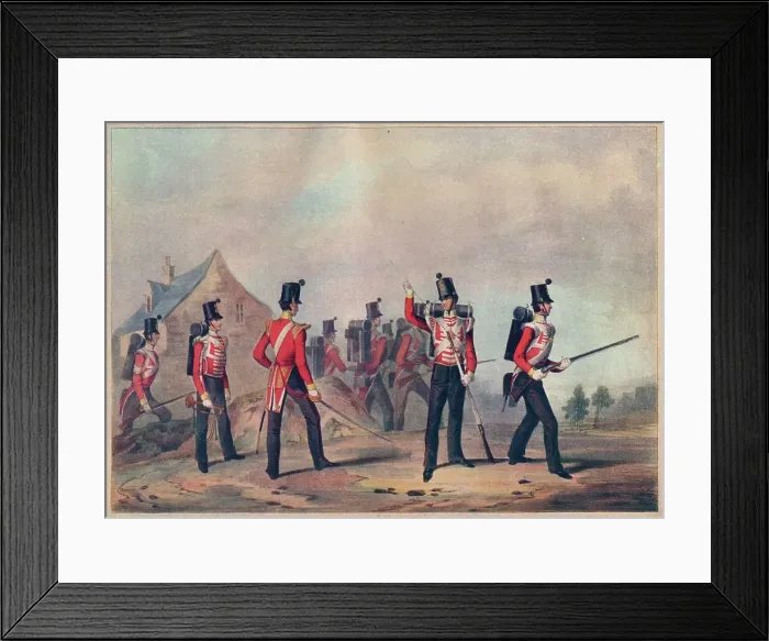 Framed Print : Regiments of Light Infantry (showing the 90th Light Infantry), 19th century (1909). Artist: John Henry Lynch Framed Print : Regiments of Light Infantry (showing the 90th Light Infantry), 19th century (1909). Artist: John Henry Lynch