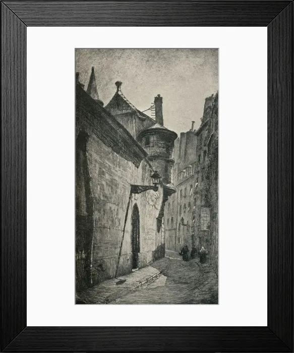 Framed Print : Hotel de Sens, 1915. Artist: George T Plowman Framed Print : Hotel de Sens, 1915. Artist: George T Plowman