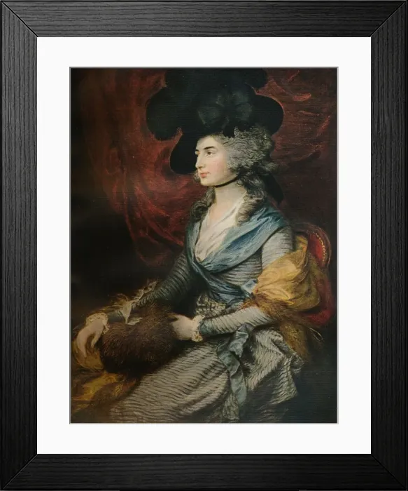 Framed Print : Mrs Siddons, 1785. Artist: Thomas Gainsborough Framed Print : Mrs Siddons, 1785. Artist: Thomas Gainsborough
