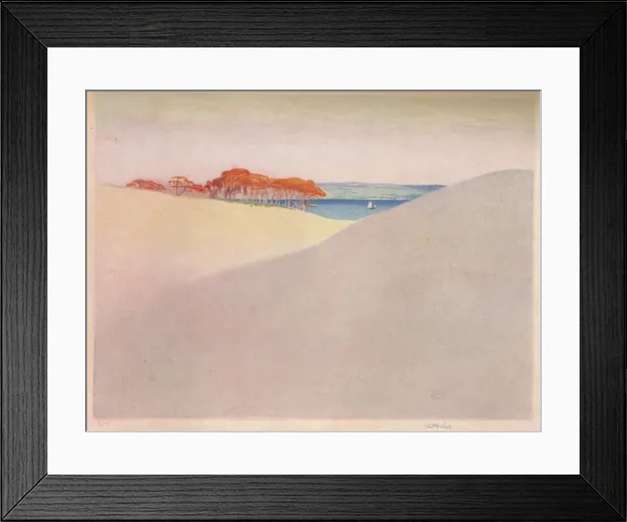 Framed Print : Sand Dunes, Denmark, c1917. Artist: William Giles Framed Print : Sand Dunes, Denmark, c1917. Artist: William Giles