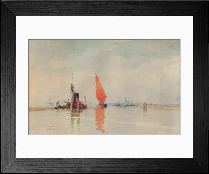Framed Print : Early Morning. Venetian Lagoons, c1917. Artist: Wilfrid Williams Ball