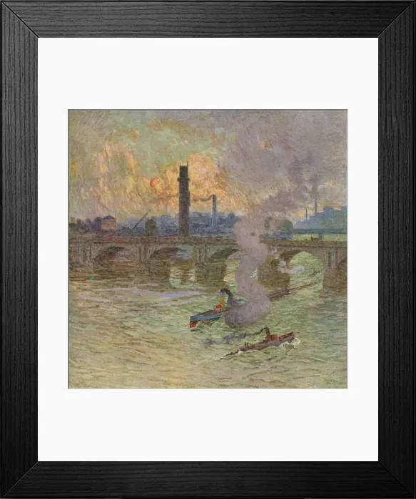 Framed Print : Rough Weather, c1917. Artist: Emile Claus Framed Print : Rough Weather, c1917. Artist: Emile Claus