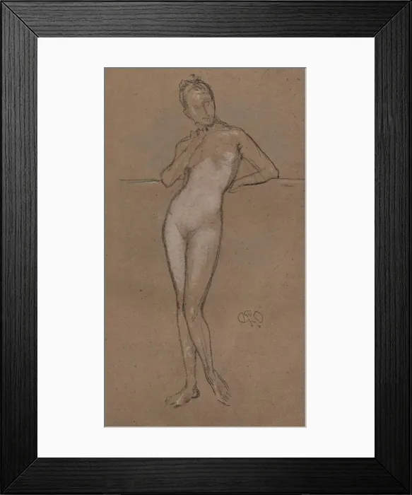 Framed Print : Little Nude, c1888. Artist: James Abbott McNeill Whistler Framed Print : Little Nude, c1888. Artist: James Abbott McNeill Whistler