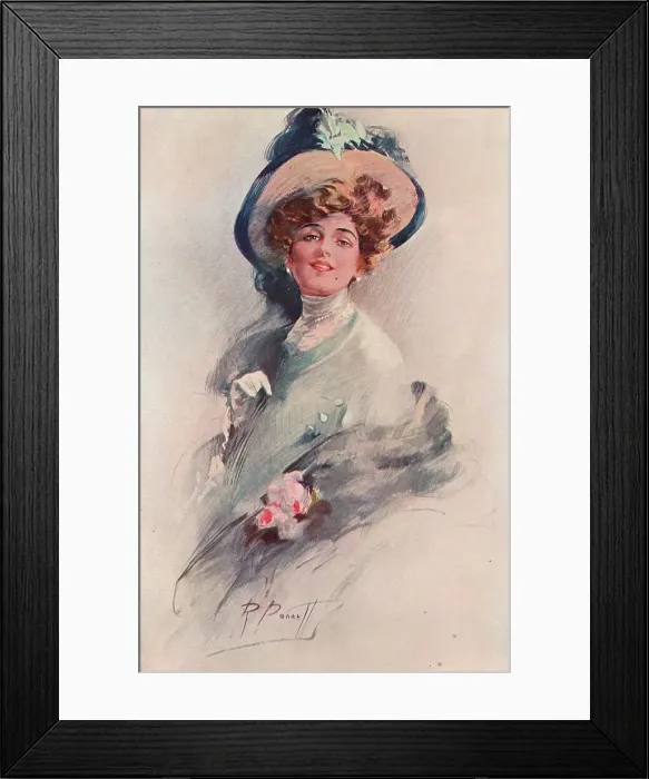 Framed Print : A Study in Colour, c1908. Artist: R Ponnett Framed Print : A Study in Colour, c1908. Artist: R Ponnett