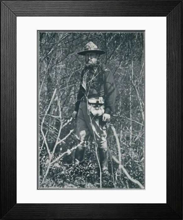 Framed Print : Quartermaster Snowden. Ward of the Legion of Frontiersmen, c1908. Artist: Illustrations Bureau Framed Print : Quartermaster Snowden. Ward of the Legion of Frontiersmen, c1908. Artist: Illustrations Bureau
