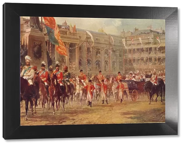 The Queens Jubilee Procession on the Way to Westminster Abbey, June 21, 1887, 1906. Artist: R Dudley