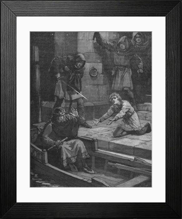Framed Print : Murder of Prince Arthur, 1203 (1905) Framed Print : Murder of Prince Arthur, 1203 (1905)