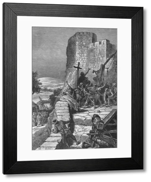 Framed Print : Procession of the Crusaders round the walls of Jerusalem, 1099 (1905) Framed Print : Procession of the Crusaders round the walls of Jerusalem, 1099 (1905)
