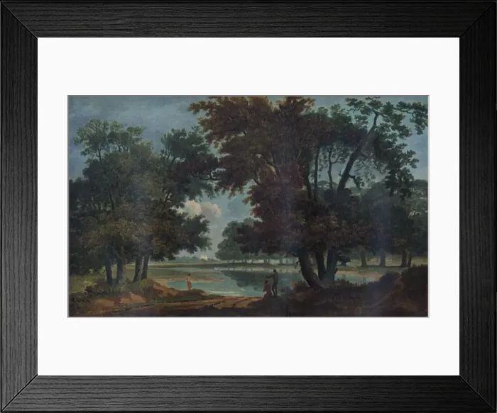 Framed Print : St Jamess Park, c1800. Artist: Richard Westall Framed Print : St Jamess Park, c1800. Artist: Richard Westall
