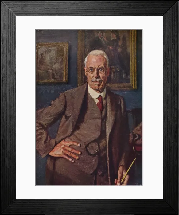 Framed Print : Portrait of the Artist, 1932 (1935). Artist: Frederick Brown Framed Print : Portrait of the Artist, 1932 (1935). Artist: Frederick Brown