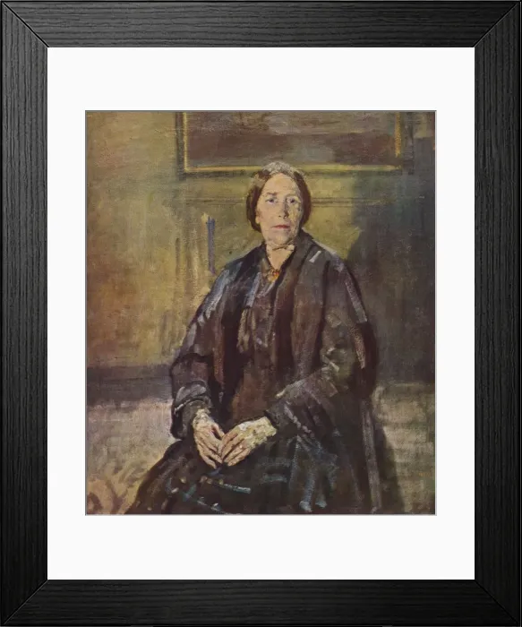 Framed Print : The Artists Mother, 1935. Artist: Ambrose McEvoy Framed Print : The Artists Mother, 1935. Artist: Ambrose McEvoy