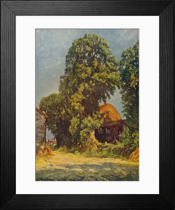 Framed Print : A Hot Day On The Lower Icknield Way, 1935. Artist: Alexander Jamieson