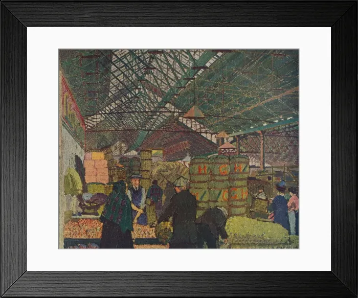 Framed Print : Leeds Market, c1913 (1935). Artist: Harold Gilman Framed Print : Leeds Market, c1913 (1935). Artist: Harold Gilman