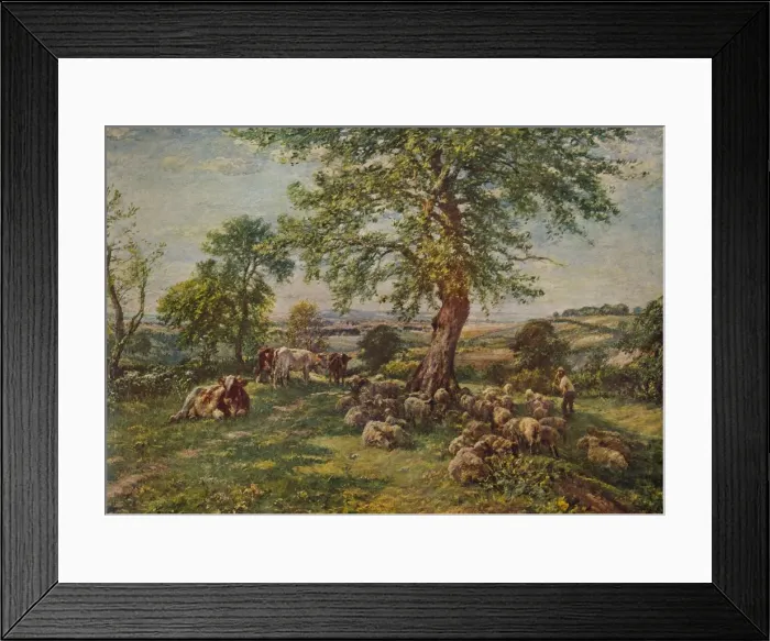 Framed Print : Hill and Dale, c1900 (1935). Artist: Mark Fisher Framed Print : Hill and Dale, c1900 (1935). Artist: Mark Fisher