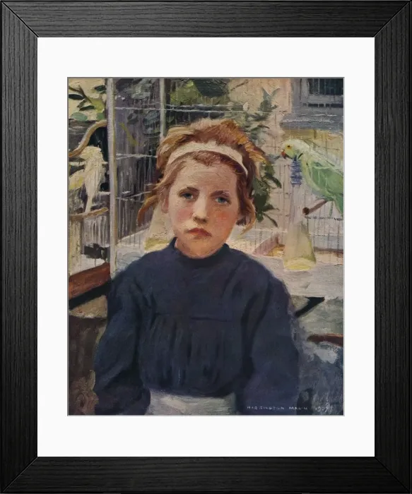 Framed Print : Birdcages, 1907 (1935). Artist: Harrington Mann