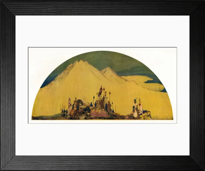 Framed Print : The Dream of Maxen Wledig. Emperor of Rome, c1914. Artist: George Sheringham Framed Print : The Dream of Maxen Wledig. Emperor of Rome, c1914. Artist: George Sheringham